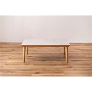 こたつ ねじこみ式 継脚式 天然木 ラバーウッド 手元コントローラー 薄型 フラットヒーター コタツ