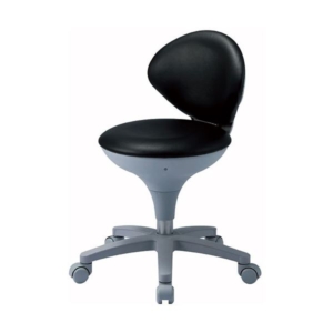 東洋工芸 ワースツール 背付き WS020シリーズ WS021-VBK (組立品)