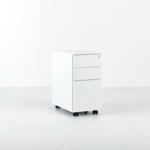 収納 ワゴン 袖机 オールロック式 ロック機能付きキャスター オフィス収納 サイドチェスト 代引不可