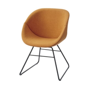 FRENZ ラウンジチェア RDP3-RB OR ループ脚BK