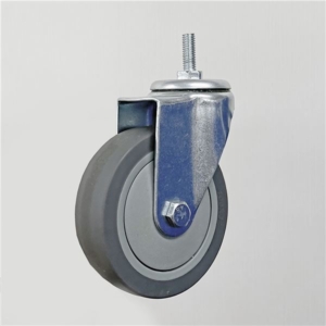 4個セット 直径100 静音 キャスター ストッパー付き/無し スチール ゴム 部品 パーツ インテリア家具 プロフェイス 代引不可