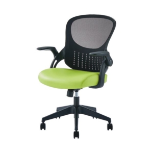 (まとめ)ナカバヤシ レザー メッシュチェア CNN-006G 1脚 (お客様組立) 2セット