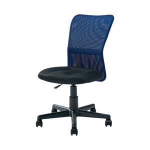 ナカバヤシらくらくメッシュチェア 肘なし ネイビー OT002NB 1脚