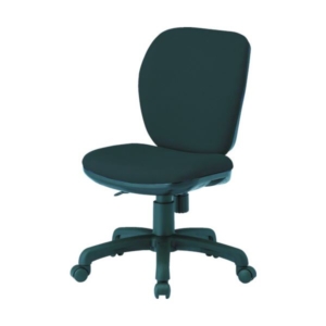 藤沢工業オフィスチェア 肘なし FT-77-BK 1脚 組立式