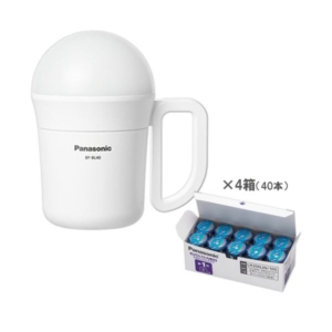 パナソニックED強力ランタン BF-BL40K+乾電池エボルタNEO単1形40本 1セット