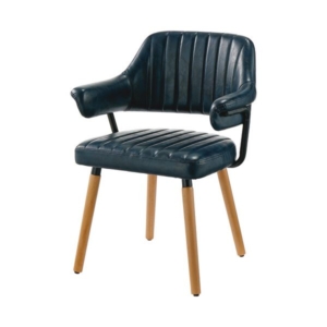 ホームスタイリングアームチェア ネイビー DC-01A-NV 1脚