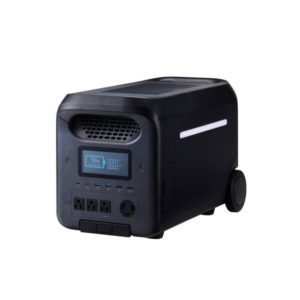 エレコム ポータブル電源 2500P (容量 2560Wh / AC出力 2500W) DE-P2500PBK