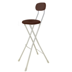 折りたたみ 椅子 スイーツチェアハイトール ブラウン ミルキー カウンターチェア ハイチェア インテリア家具 代引不可