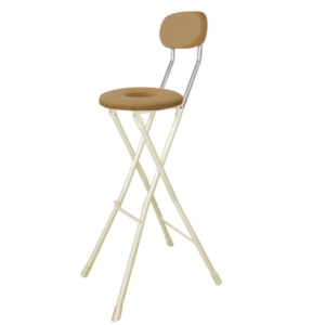 折りたたみ 椅子 スイーツチェアハイトール ミルキーホワイト カウンターチェア ハイチェア インテリア家具 代引不可