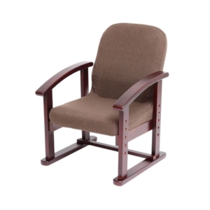 谷村実業 立ち座りらくらく座椅子 リクライニング TAN-101H-BR