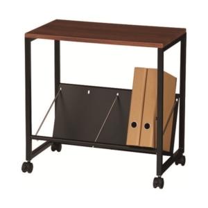 ファイルワゴン YK-013-1 天板付き1段 BK 組立品