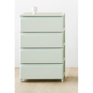 ROOM HOMEデイリー組立式引き出し 4段 セージ