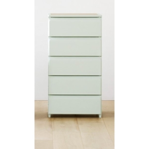 ROOM HOMEデイリー組立式引き出し 5段 セージ
