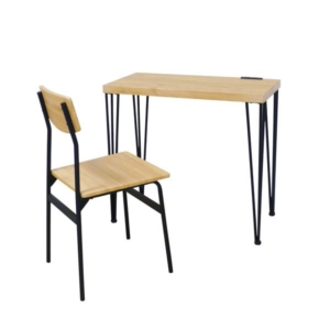 アートデスク2点セット（コンセント付） モダン 組立式