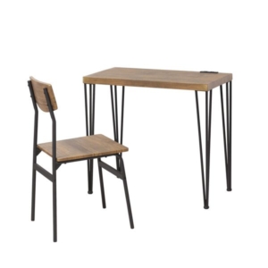 アートデスク2点セット（コンセント付） 組立式