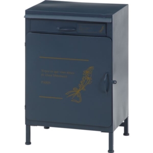 宅配ボックス マーガレット NV ネイビー 組立式 代引不可