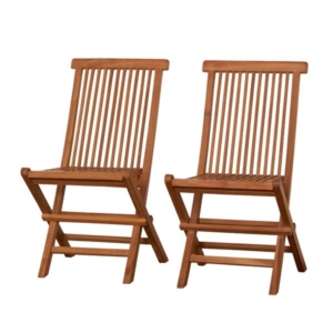 チークチェア2脚組 折りたたみ式 完成品 代引不可