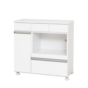 カウンターレンジワゴン3D 組立式 代引不可