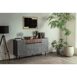 クリート サイドボード 約幅150cm コンクリートC 代引不可