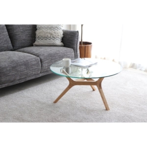 WT アモール ガラスリビングテーブル NA 組立式 代引不可