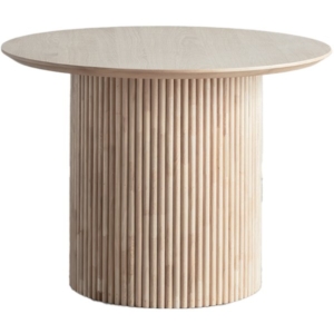 UP ロペス円形ダイニングテーブル 約幅100cm NA シャビー 組立式 代引不可