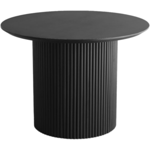 UP ロペス円形ダイニングテーブル BK 組立式 代引不可