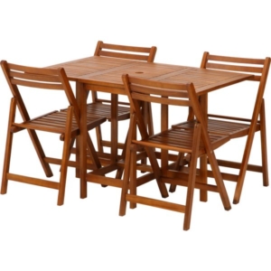 バタフライテーブル チェアー5点ET 組立品 代引不可