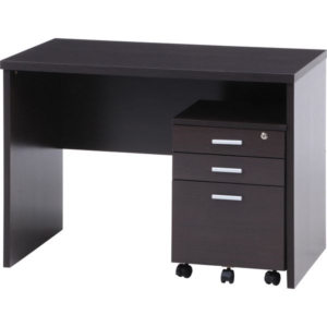 デスク2点セット BR 組立品 代引不可