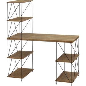 ラック付きワイヤーデスク NA 組立品 代引不可