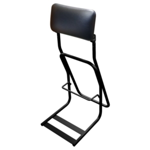 テンポラリーチェア Z /ブラック 折りたたみ 立ち仕事 接客 立ち作業 レジ打ち 補助 椅子 日本製 代引不可