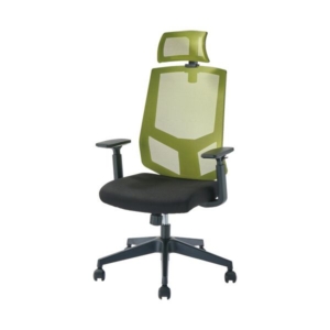 YAAZEN FIT WORK BCワークチェア ヘッドレスト+肘付 BCM-AH46（GR） 1脚 組立式