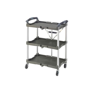 サイドワゴン 折りたたみ式 キャスター付き 耐荷重棚：10kg フォールディング ワゴン サイドボード 完成品