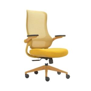 ネットフォース Aurora Design（オーロラデザイン）チェア 肘付 ARD-1-TW-YE 1脚 組立式