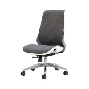 ネットフォース Wellbe（ウェルビー）チェア ファブリックタイプ 肘なし ストーン WB-2-TW-GY 1脚 組立式