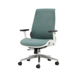 ネットフォース Wellbe（ウェルビー）チェア ファブリックタイプ 肘付 オーシャン WB-2A-TW-BL 1脚 組立式