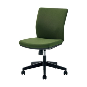ライオン事務器 EO オフィスチェアー ファブリックタイプ 肘なし （お客様組立） LE-1740-GR 1脚 組立式