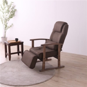 高座椅子フットレスト付 ルーム DBR 組立品