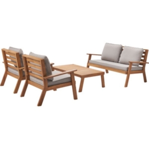 ソファテーブルセット （ソファ／2Pソファ／テーブル） 組立式 代引不可