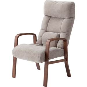 腰楽高座椅子 （約W56 D57~96 H90~103 H38cm） 組立式