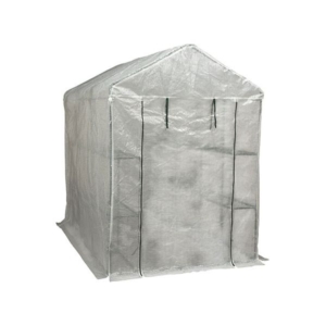 谷村実業 園芸用菜園ハウス2 サイズ（大） 工具不要の簡易ビニールハウス 幅143 奥行216 高さ195cm TAN-3021-L 組立式