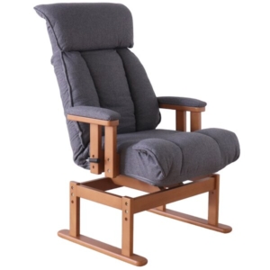 回転高座椅子 ダークグレイ DGY 組立品 代引不可