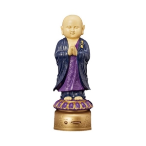 サンスマイル 我が家のお坊さん 法衣タイプ 日蓮宗 お経を唱える可愛いお坊さん人形 SNS-76830