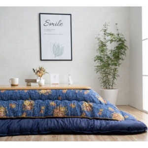 こたつ布団 厚掛 プラーナ NV ネイビー 代引不可