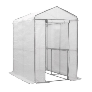 家庭用 ビニールハウス ジャンボ グレー 重量約9kg 約0.7坪分 簡易温室 ビニルハウス 組立式 植物 自転車