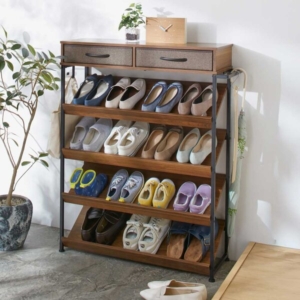 省スペースシューズラック 組立品