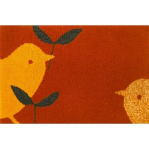 玄関マット 長さ80cm コトリマット 日本製 手洗い可 防ダニ ホットカーペット可 デザインライフ スミノエ 代引不可