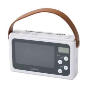 YAAZEN Qriom手回し充電テレビ+ラジオ パール JYTM-RTV430 1台