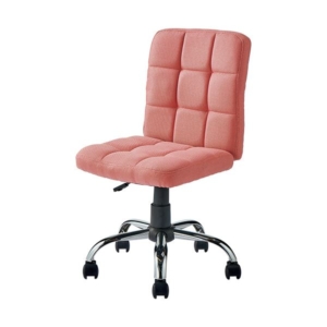 (まとめ)YAMAZEN ファブリックチェア ライト FC-42(LPI) 1脚 2セット